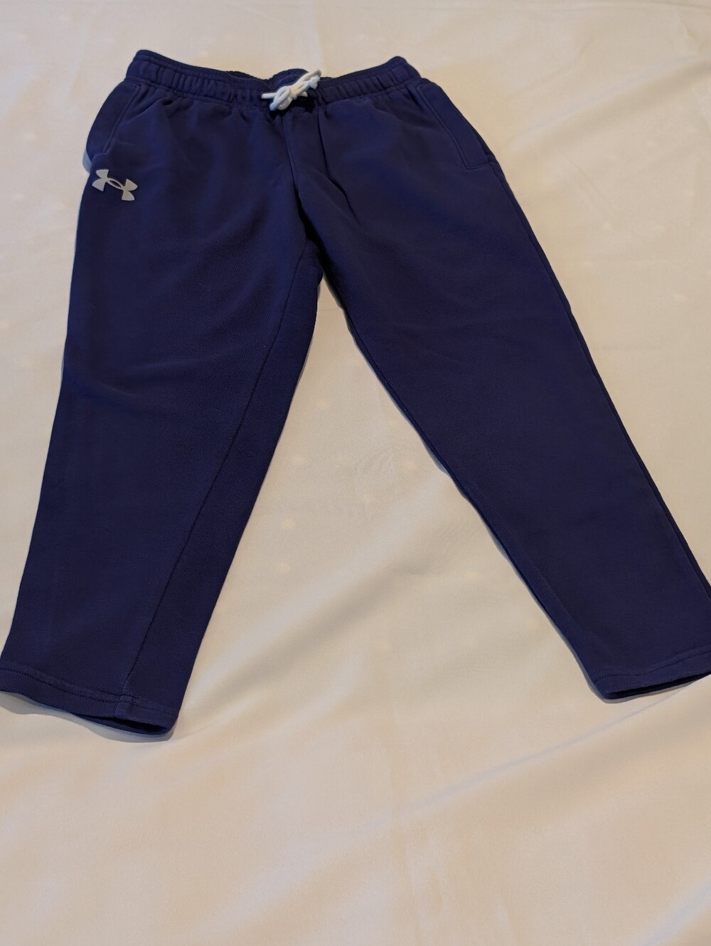 S Under Armour Kids Purple Jogger Sweatpants